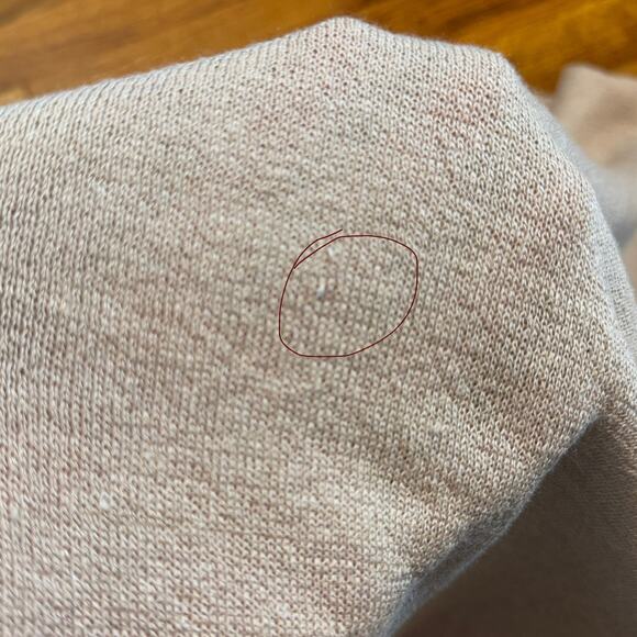 Halogen Womens XS Tan Beige Linen Open Front Long Sleeve Cardigan Corporatecore - Picture 9 of 11